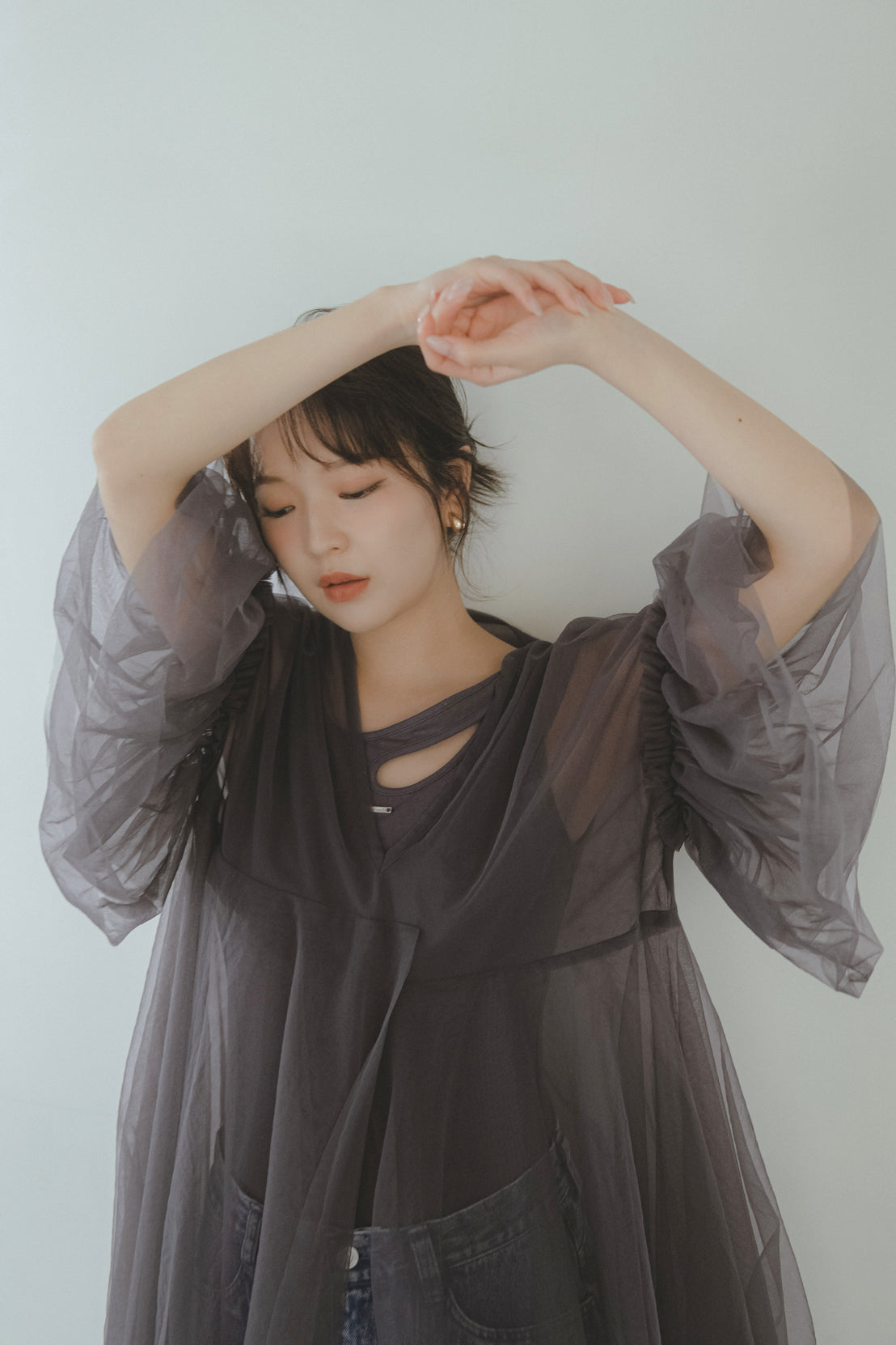Andequal アンドコール リボンショルダーコンビネゾン ribbon shoulder combinaison – andequal
