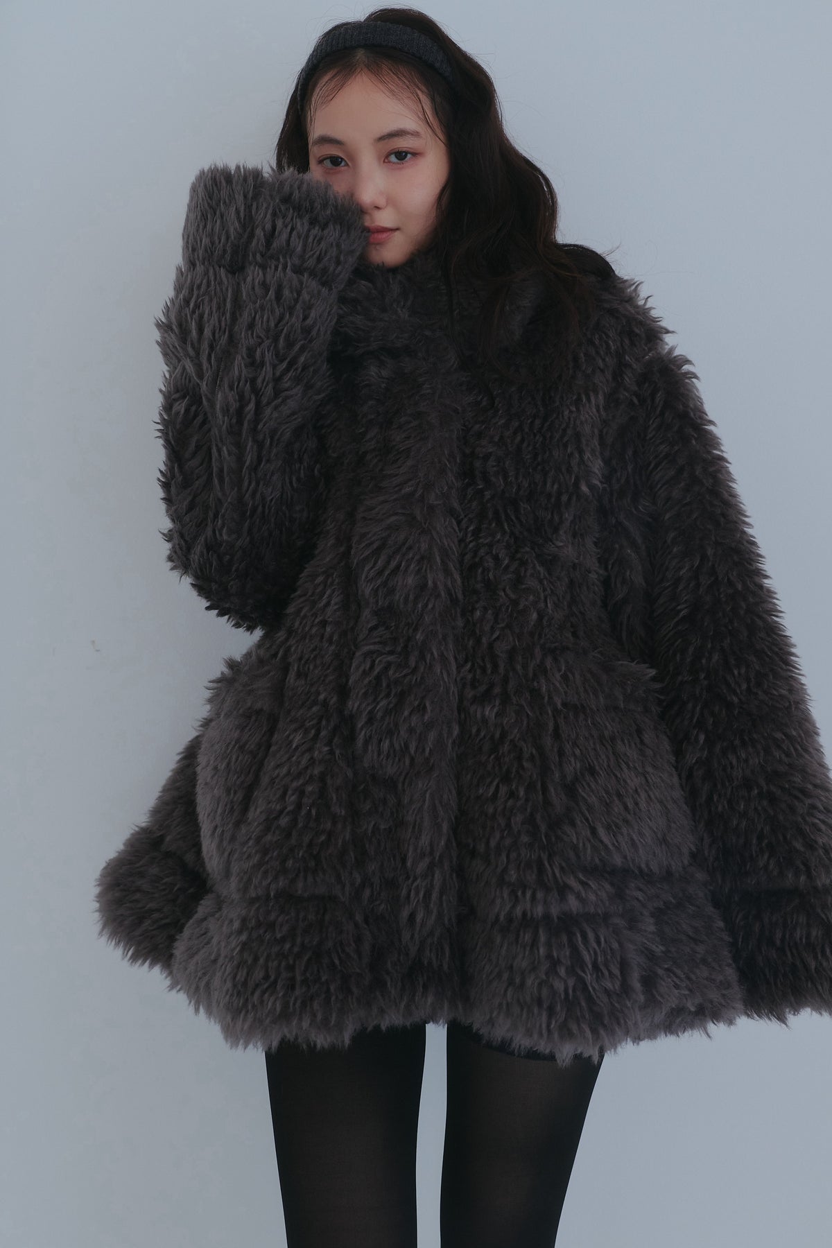 two face fur coat
