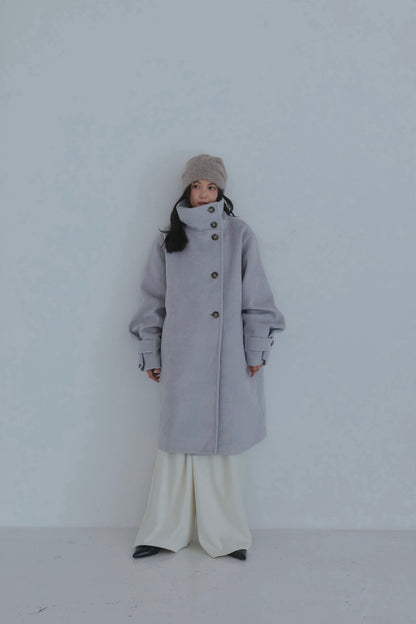 wrap collar medium coat