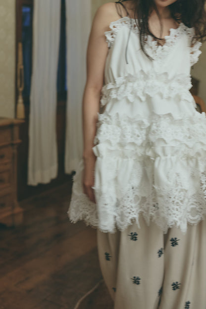bloom lace cami tunic