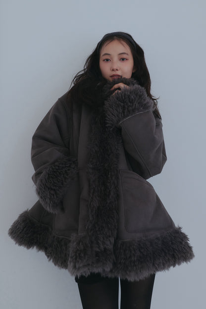 two face fur coat