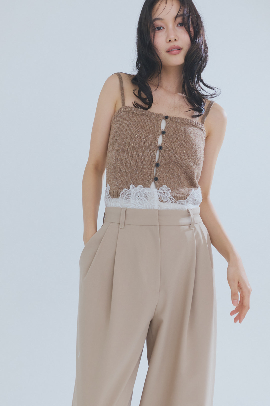 lace docking pants［3月下旬から4月上旬お届け］