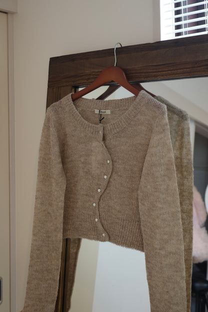 wave design sheer knit ［7月下旬お届け］