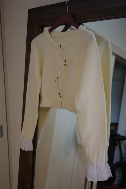 basic wave cardigan［9月上旬お届け］