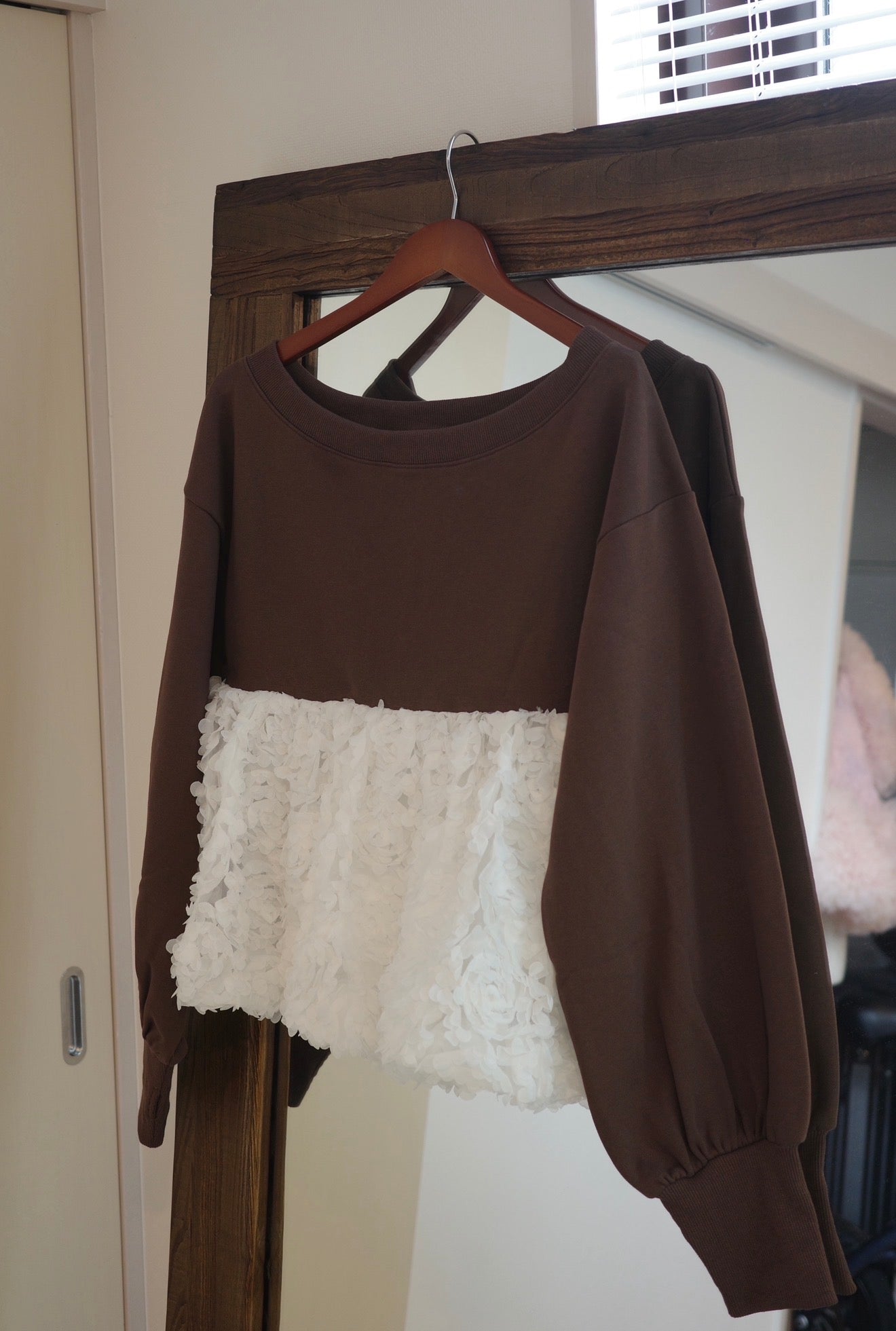 docking peplum sweat［9月上旬お届け］