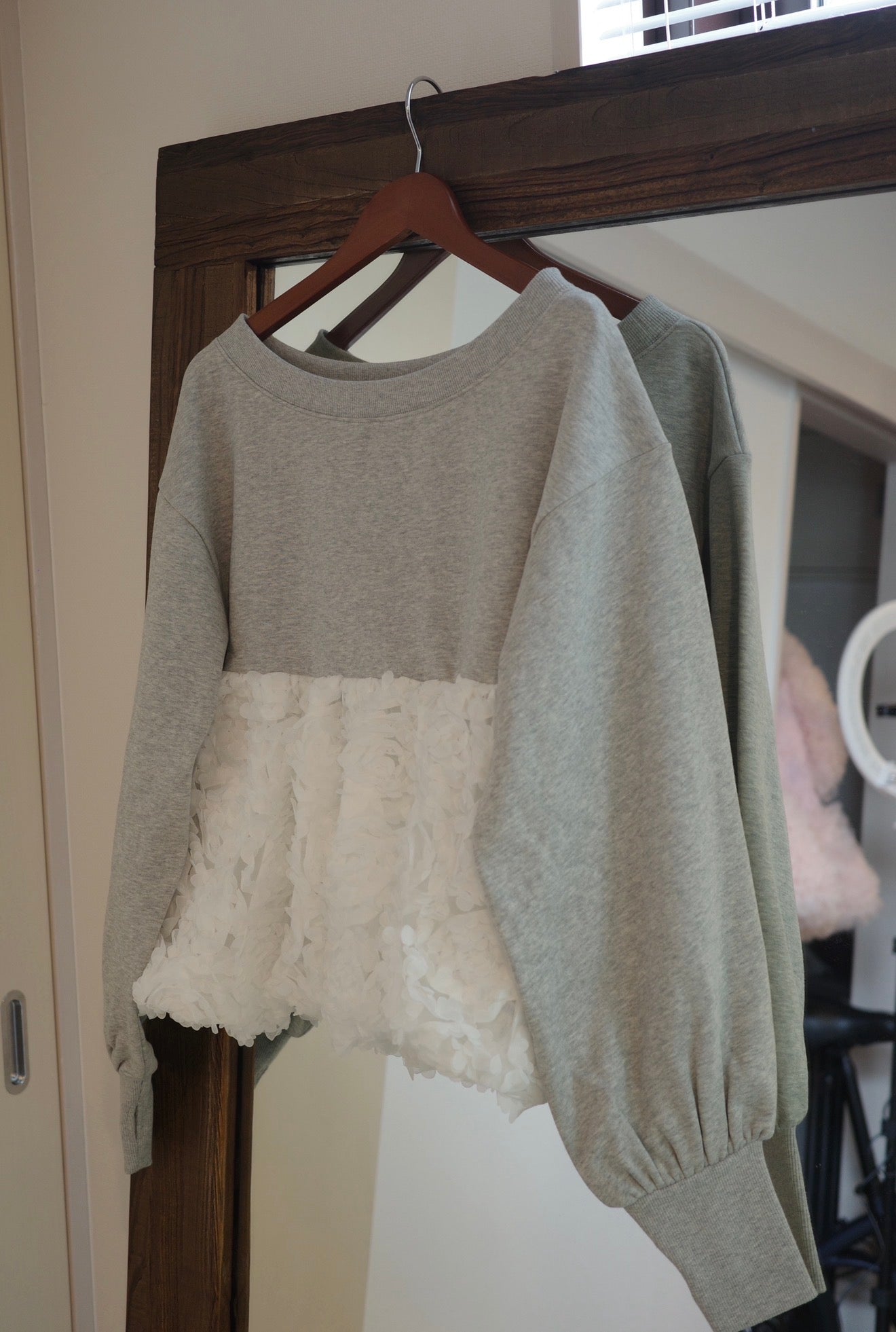 docking peplum sweat［9月上旬お届け］