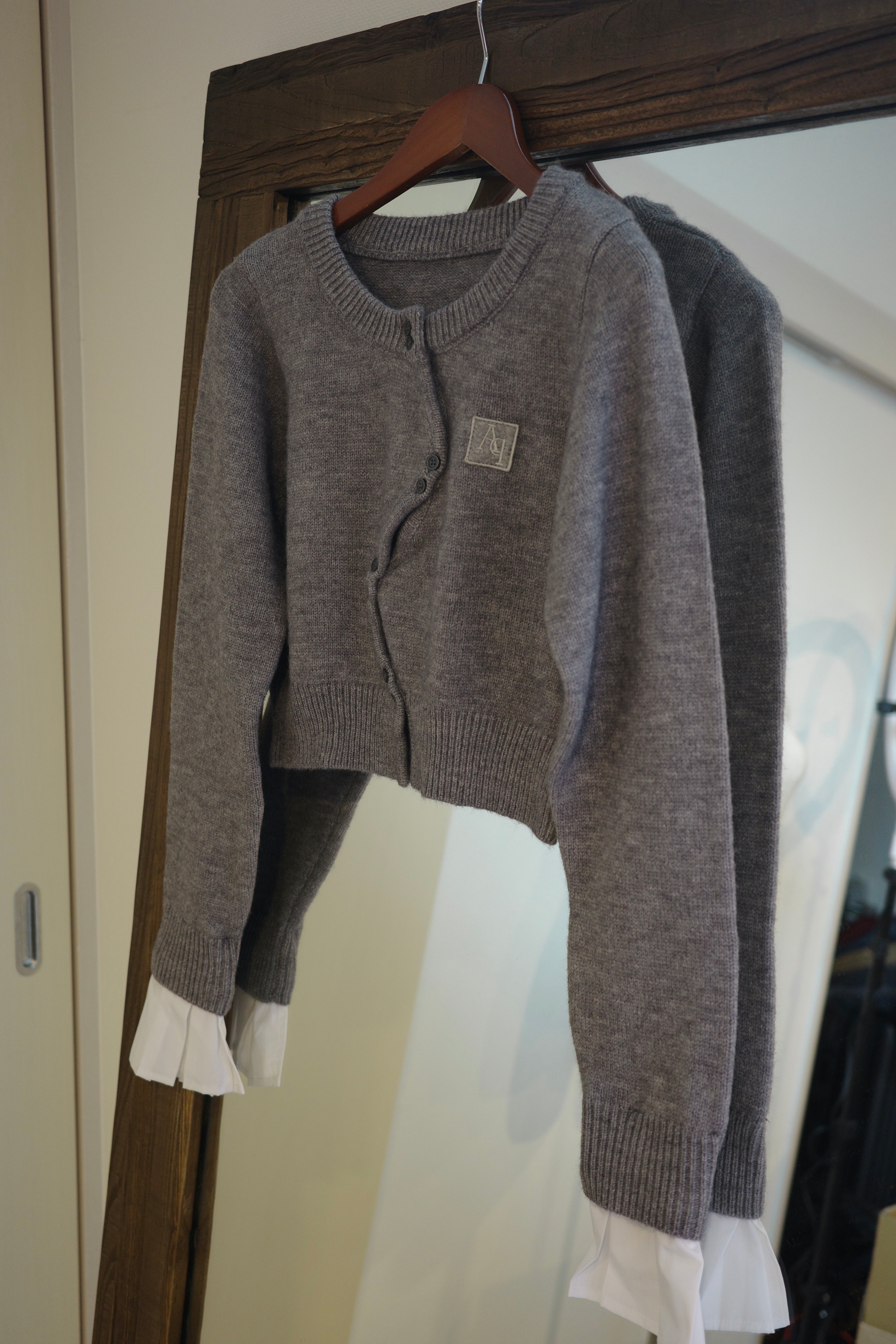 basic wave cardigan［9月上旬お届け］