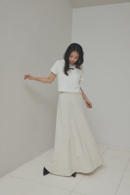 back open bijou mini tee