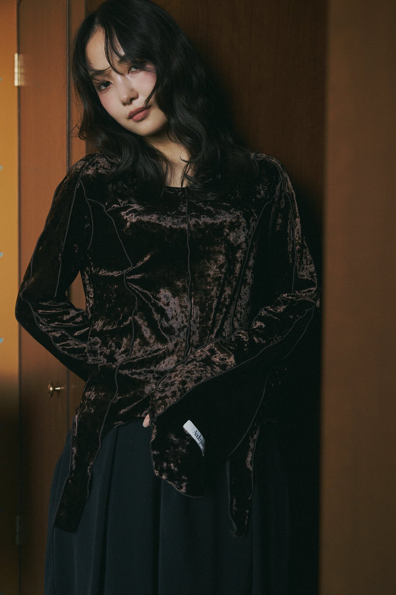 velour design tops