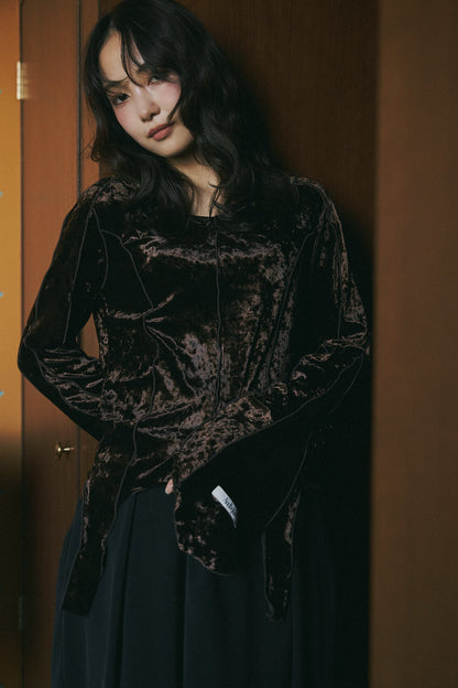velour design tops