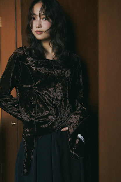 velour design tops