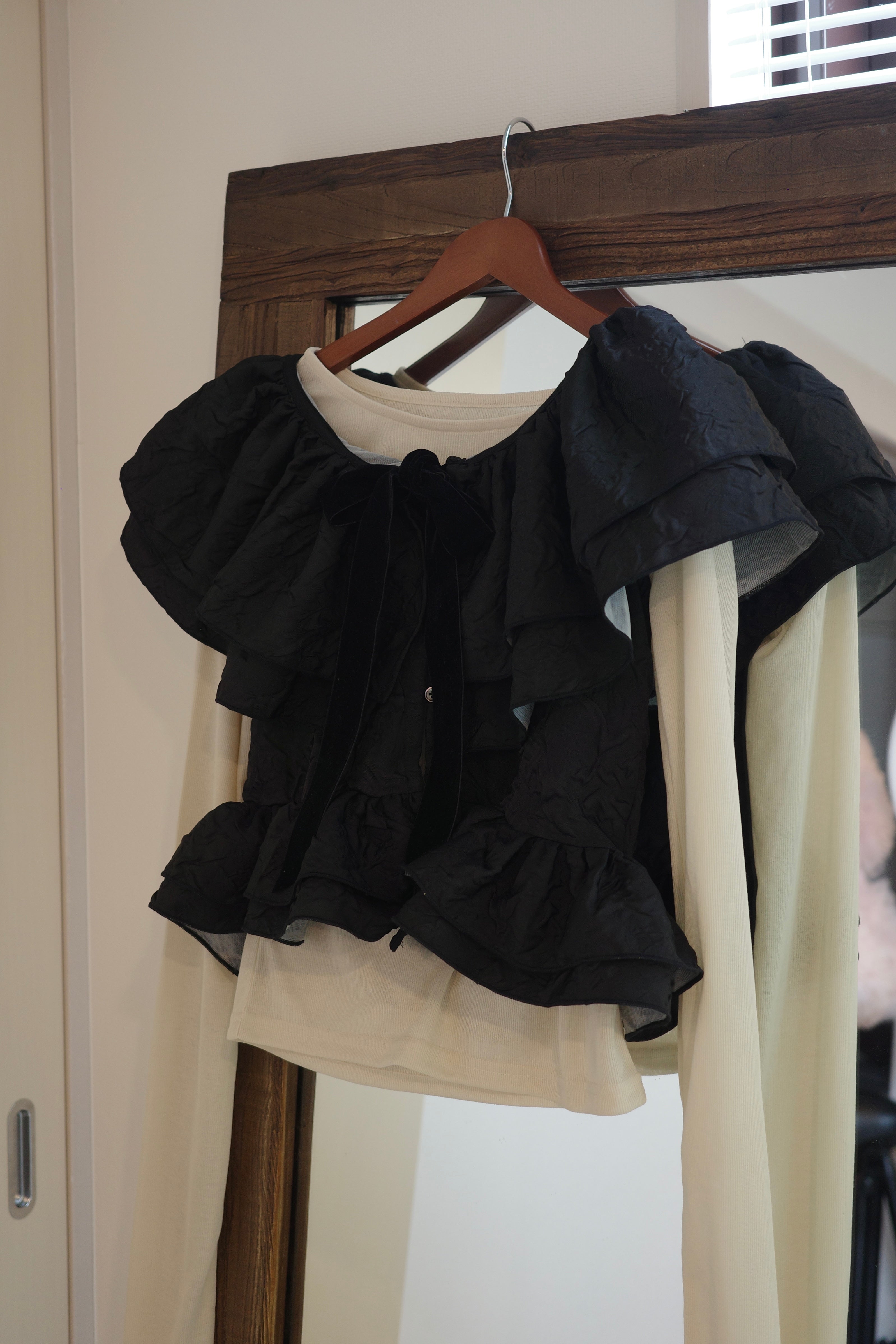 jacquard layered tops［8月上旬から中旬お届け］